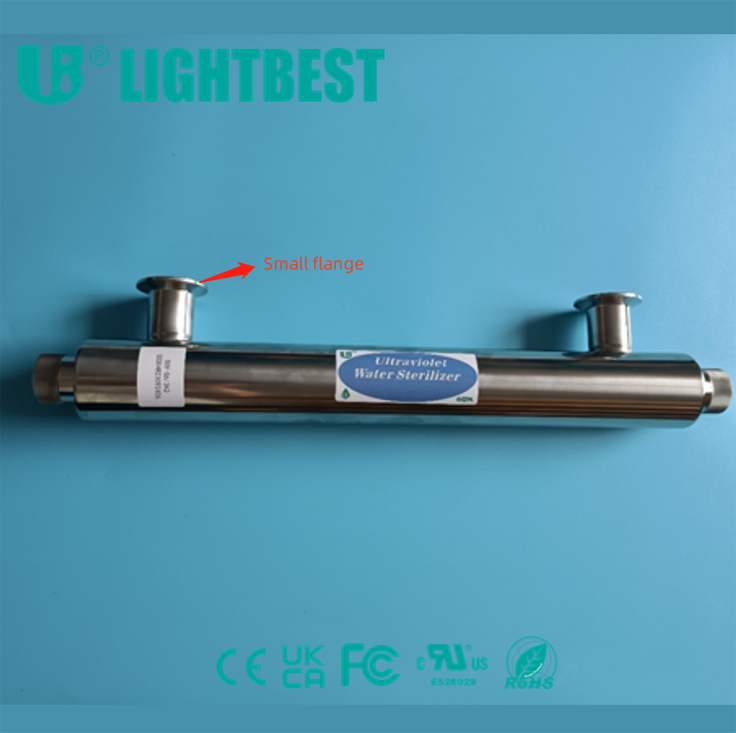 Como escolher a entrada e saída do esterilizador ultravioleta?